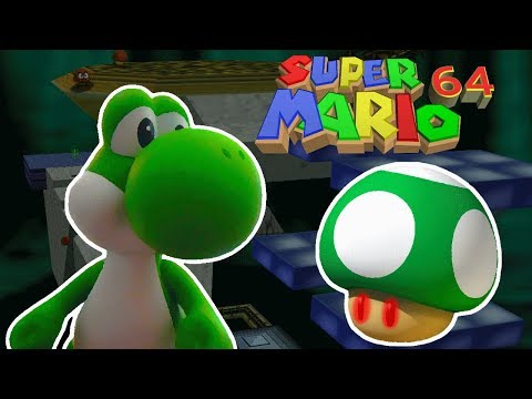 Bowser in the Dark World con Yoshi |Green Demon Challenge| - Super Mario 64 Online