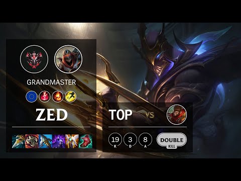 Zed Top vs Wukong - EUW Grandmaster Patch 11.3