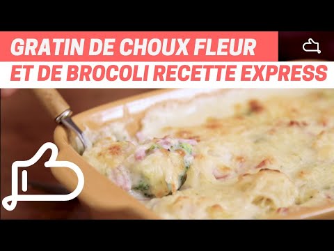 Recette facile : Gratin de Chou-fleur et Brocoli à la Béchamel | Délicieusement Réconfortant