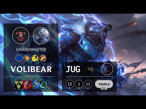 Volibear Jungle vs Rek'Sai - EUW Grandmaster Patch 10.22