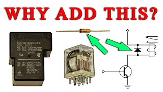 Why Add This Diode Across A Relay Coil? This Is Why It's Needed!