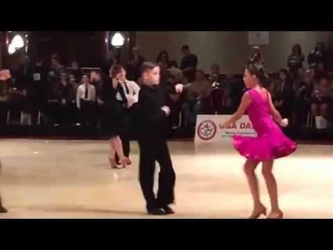 Kristian Evstigneev and Victoria. USA Dance National 2015. J1 Latin semifinal
