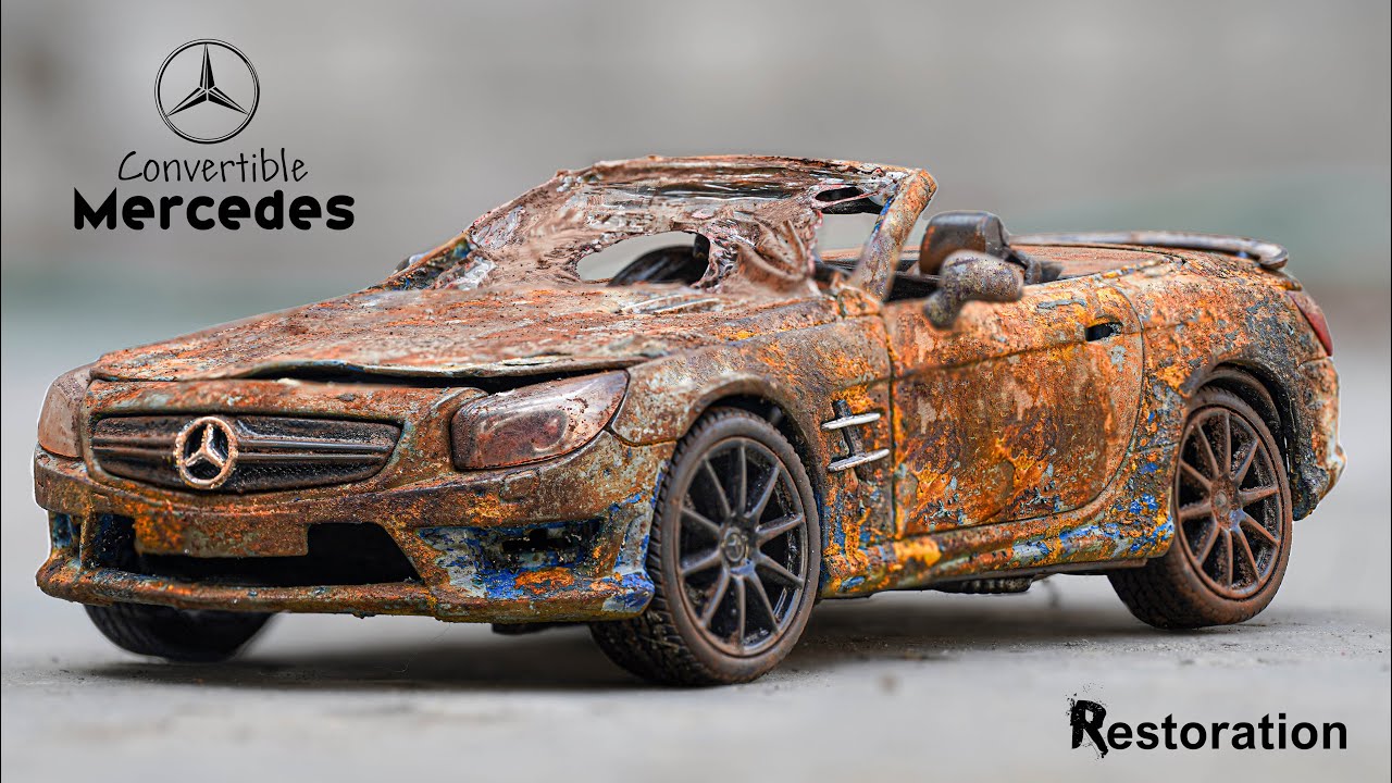 Restoration Scrap Mercedes AMG Convertible SL 65