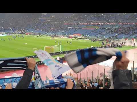 Finale coppa Italia Lazio in campo
