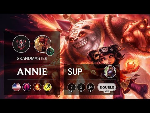 Annie Support vs Lulu - NA Grandmaster Patch 9.8