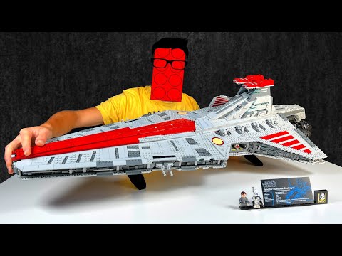 1 Meter Clone Wars für 650€: LEGO Star Wars 'Venator Sternenzerstörer' Review! | Set 75367