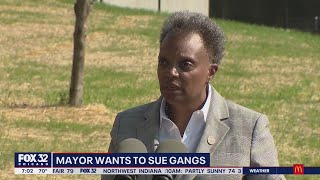 Mayor Lori Lightfoot wants to sue Chicago gangs