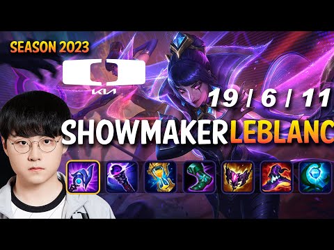 DK Showmaker LEBLANC Top vs JAX - Patch 13.19 KR Ranked