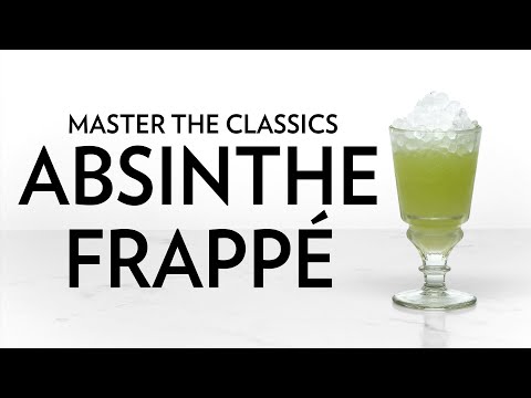 Absinthe Frappé – The Educated Barfly