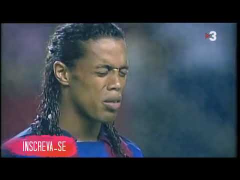 Ronaldinho é homenageado e chora - no estadio em Camp nou!!!