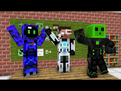 Minecraft Animation : MONSTER SCHOOL - BREWING ROBOT