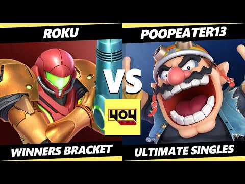 4o4 Weekly 22 - RoKu (Samus) Vs. poopeater13 (Wario) Smash Ultimate - SSBU