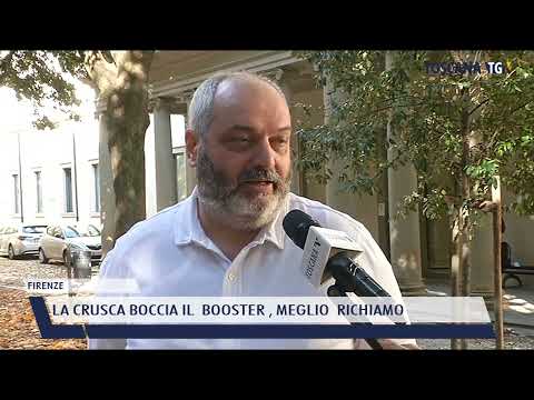 2021-11-09 FIRENZE - LA CRUSCA BOCCIA IL  BOOSTER , MEGLIO  RICHIAMO