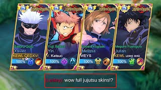 FINALLY! JUJUTSU KAISEN SQUAD IS HERE!! (Best skins ever!)