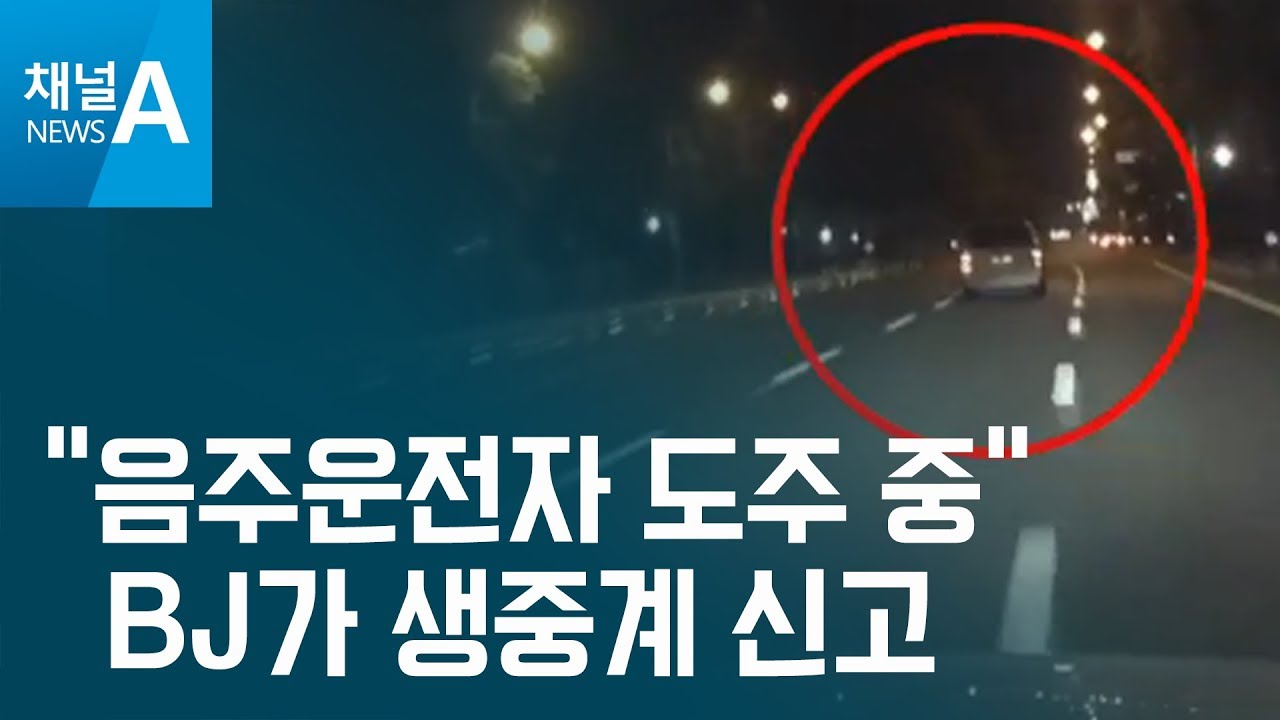 [뉴스터치]음주운전 ‘생중계 신고’로 잡은 BJ
