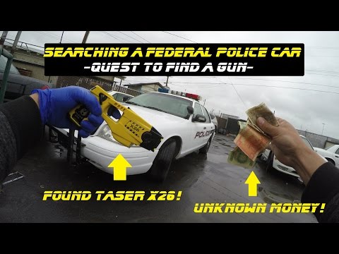 Searching A Federal Police Car Found A Taser X26 Ford Crown Victoria Cop Explore Video