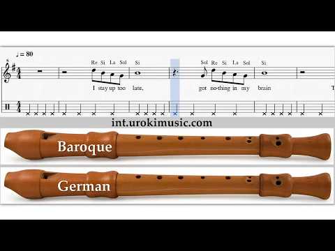 Blockflöte Lernen Taylor Swift - Shake It Off Noten Blockflötenunterricht Schule Lied Lehrer Klasse