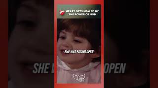 Heart gets healed by the power of God!  #Jesus #God #Bible #Christianity #shorts