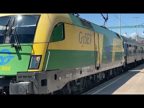 GYSEV Taurus indul MÁV-Start InterCity jarataval Budapest Deli pályaudvarról