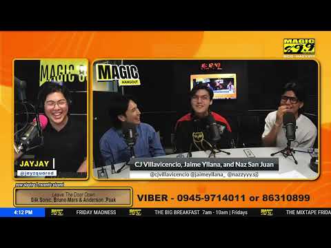 MAGIC HANGOUT with CJ Villavicencio, Jaime Yllana, and Naz San Juan! 🌟 hosted by JAYJAY