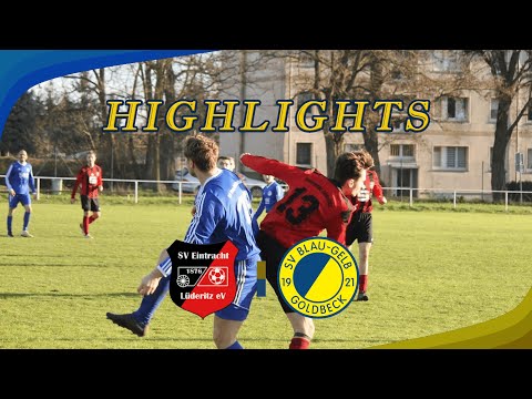 14. Spieltag der KOL Altmark Ost - SV Eintracht Lüderitz vs. SV Blau-Gelb Goldbeck