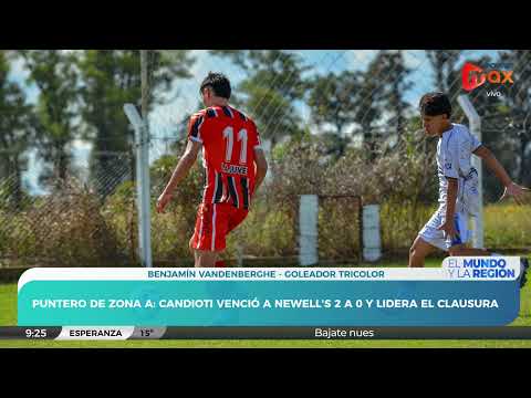 Candioti venció a Newell's y lidera el clausura | Benjamín Vandenberghe - Goleador