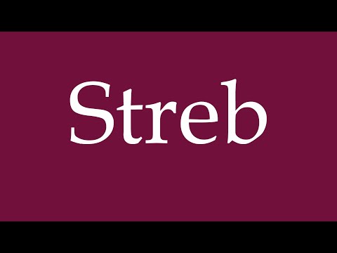 How to Pronounce ''Streb'' Correctly in German