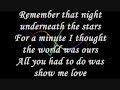 The wanted - Show me love (lyrics) 