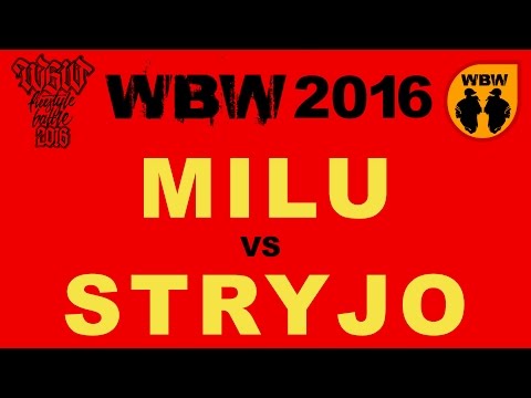 Milu 🆚 Stryjo 🎤 WBW 2016 Łódź (freestyle rap battle)