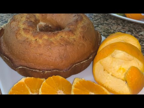 How to make an Orange Flavored Cake🍊 /اسهل طريقة اعمل كيك البرتقال