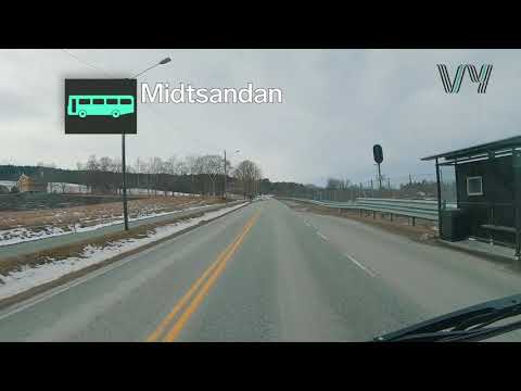 Linje 70A Stjørdal - Hommelvik - Leistadkrysset - Strindheim - Marienborg