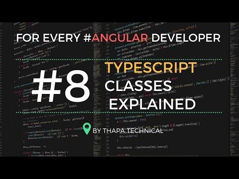 Typescript Tutorial for Beginners in Hindi 8 Classes in Typescript in Hindi