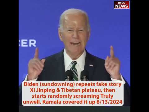 Biden cut cancer deaths by 2020, Xi Jinping Tibetan story; Kamala Medicare for All; WALZ squealing