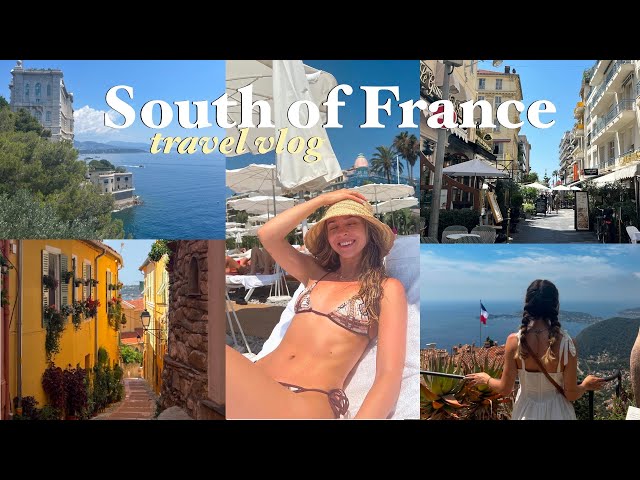 Travel vlog - TRAVEL VLOG | Exploring the South of France 🇫🇷 Nice, Monaco, Menton, Eze & More.