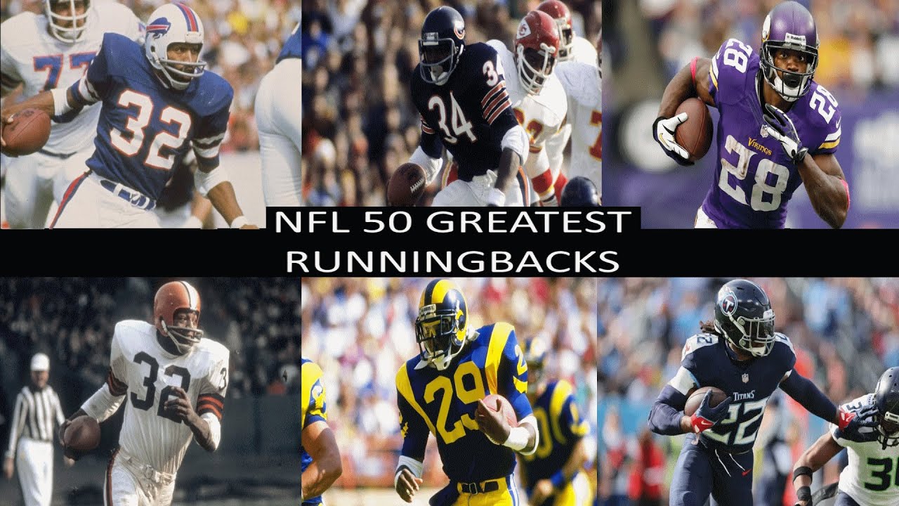 NFL 50 Greatest Runningbacks (2024)