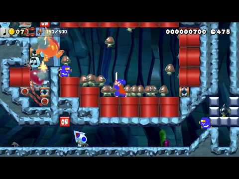 999体のクリボーをストレス解消のための犠牲になってもらおうw by ドゥル - Super Mario Maker 2 - No Commentary 1cd