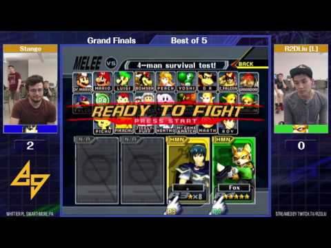 Event Match 24: Stango (Marth, Doc) vs R2DLiu (Fox) - Grand Finals