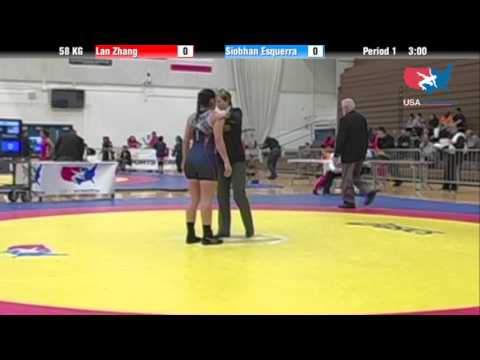 WM 58 KG - Lan Zhang vs. Siobhan Esquerra