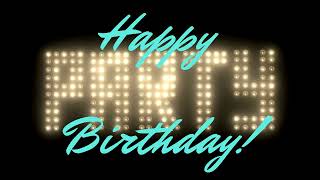 🎶 Joyful Birthday Song in 4K | PARTY Light Show ✨
