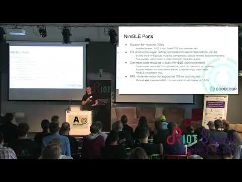 RIOT Summit 2019 @ Helsinki - NimBLE - Portable Bluetooth stack from Apache Mynewt