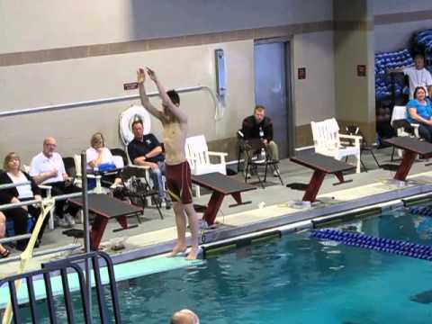 2015-02-28 Section 5A Finals Caleb Dive10 Boys Swim and Dive