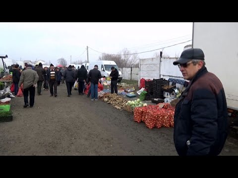 Produse agricole diverse - Zi de târg în Humulești cu Lucian Georgescu (Târgu Neamț, România)