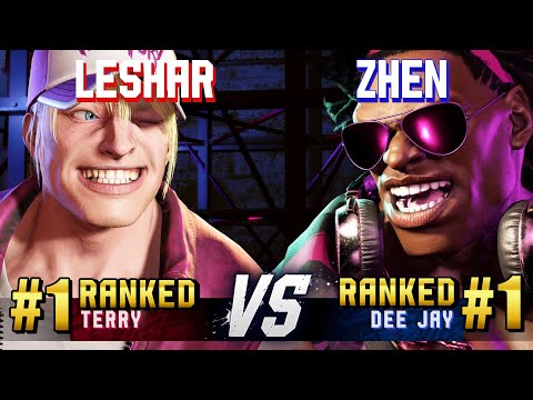 SF6 ▰ LESHAR (#1 Ranked Terry) vs ZHEN (#1 Ranked Dee Jay) ▰ High Level Gameplay