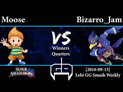 [2016-09-15] Wii U - Moose (Lucas, Cloud) vs Bizarro_Jam (Falco) WQ (Green/yellow, Blue)