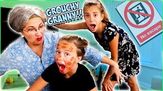 GROUCHY GRANNY GAME IN REAL LIFE!!! CAN WE ESCAPE?!