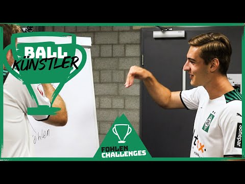 "Wie würdest du einen Lupfer malen?" 🤔🎨 | Ballkünstler mit Flo Neuhaus und Chris Kramer