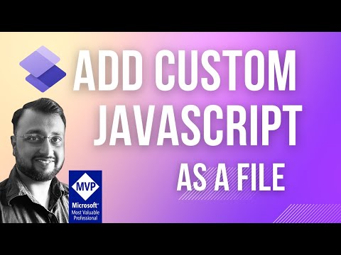How to Add Custom JavaScript as a Separate File in Power Pages?