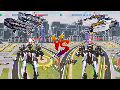 [WR] 3 Tonans & 2 Fulgur VS 3 Glaive & 2 Lance - Comparison(EIFFEL) | War Robots Test Server