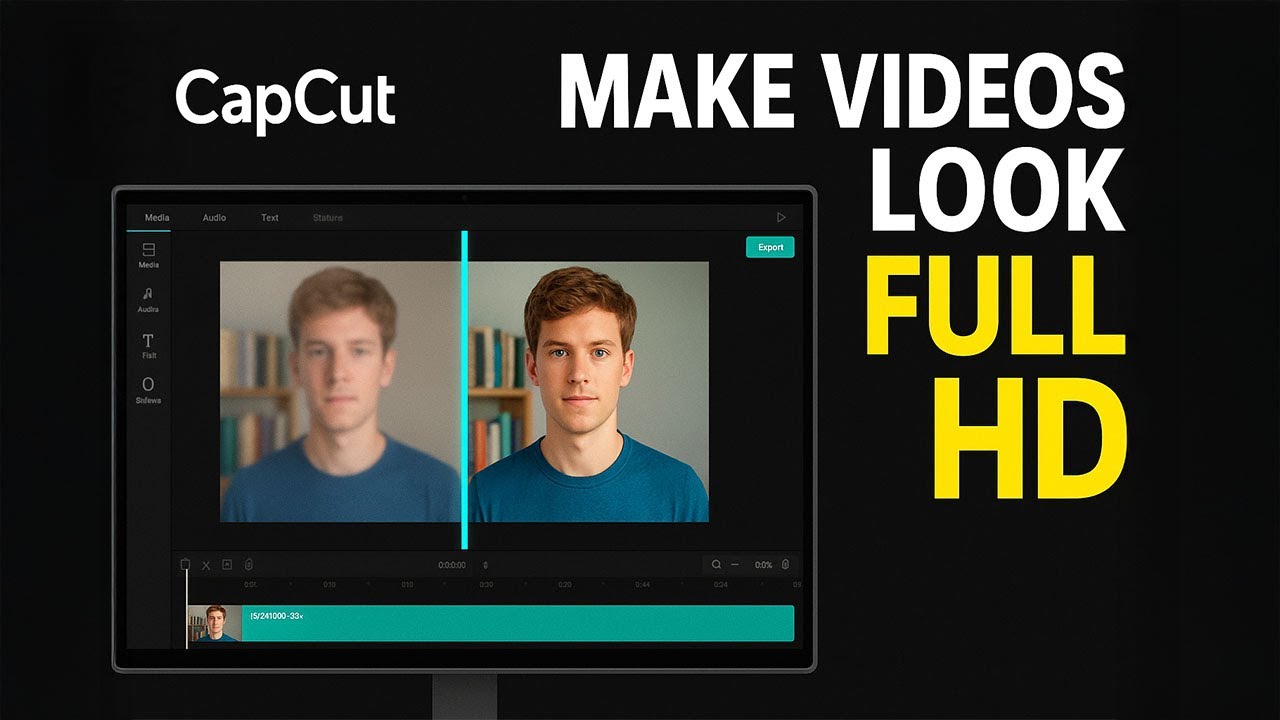 Capcut Pc Tutorial: How To Make Videos Look FULL HD On CapCut PC