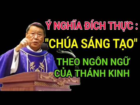 Ý NGHĨA ĐÍCH THỰC VIỆC CHÚA TẠO DỰNG TRỜI ĐẤT | ĐỨC CHA NGUYỄN VĂN KHẢM GIẢI ĐÁP